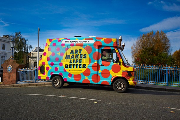 The Artful Project's art-cream van.